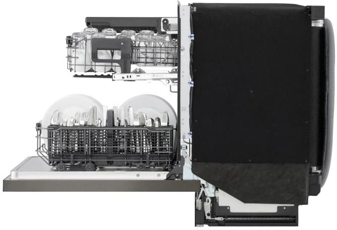 LG LDNPH753D Printproof Black Stainless Steel
