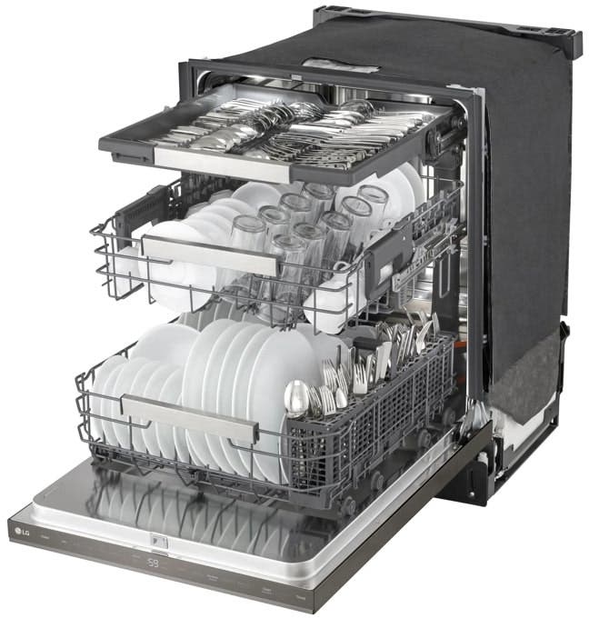 LG LDNPH753D Printproof Black Stainless Steel