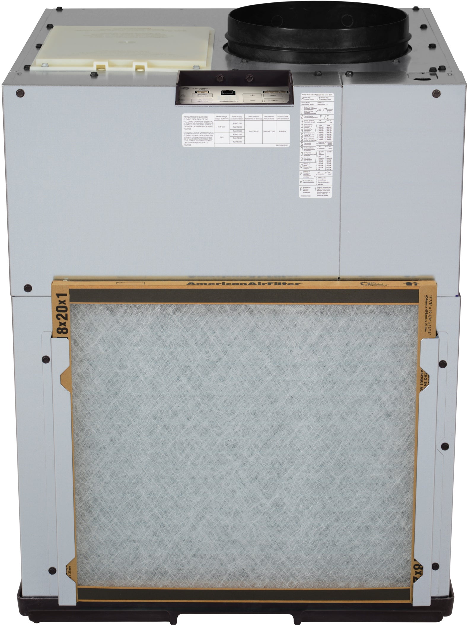 GE AVVS12DCXWA Vertical Zoneline Inverter Air Conditioner with Heat Pump