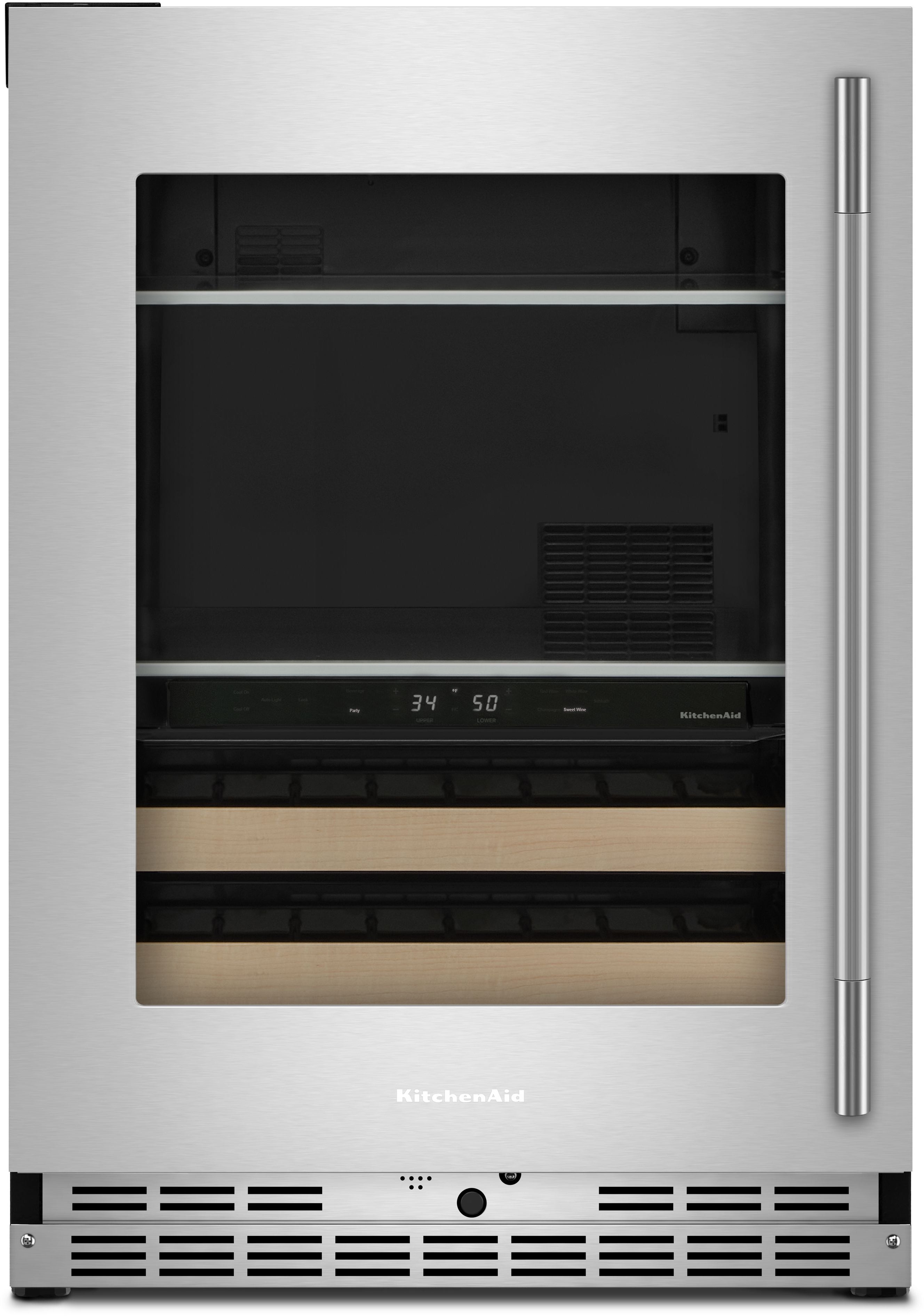 ケルビン KitchenAid KUBL524SPS 24 Inch Built-In Undercounter Dual Zone