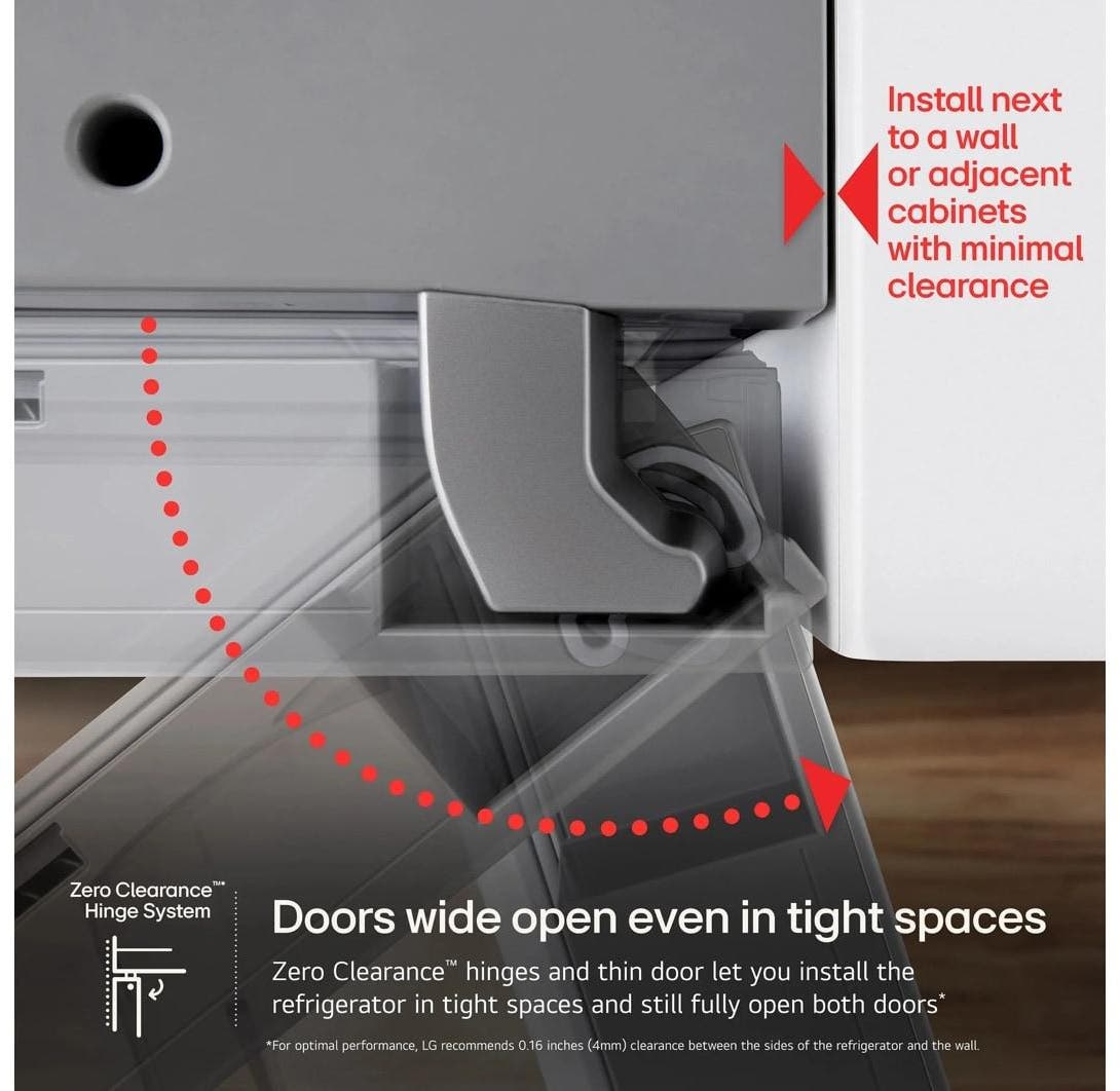 LG LF24Z6330S Printproof Stainless Steel