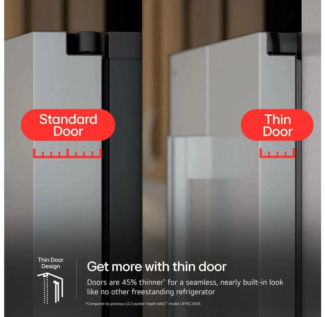 LG LF24Z6330S Printproof Stainless Steel