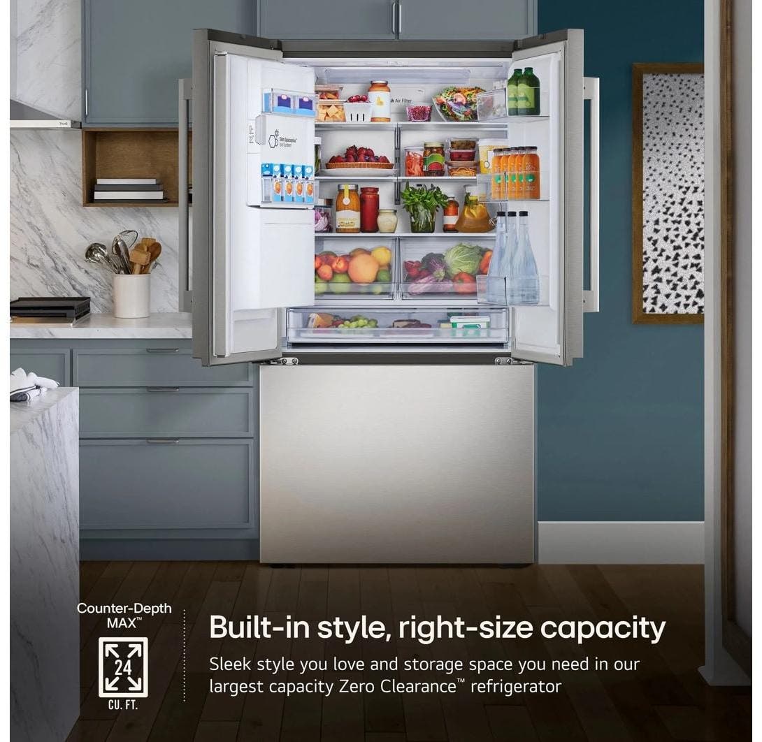 LG LF24Z6330S Printproof Stainless Steel