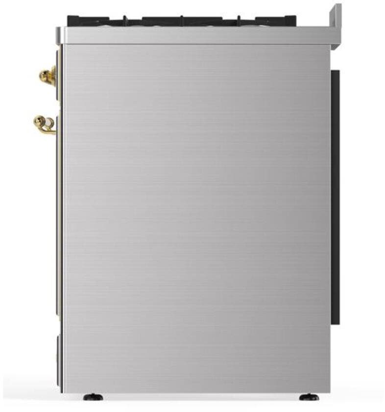 Ilve UM30DNE3SSG Natural Gas In Stainless Steel W/ Brass Trim