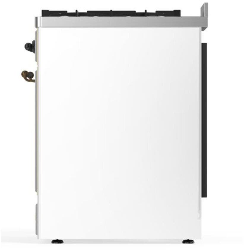 Ilve UM30DNE3WHB Natural Gas In White W/ Bronze Trim