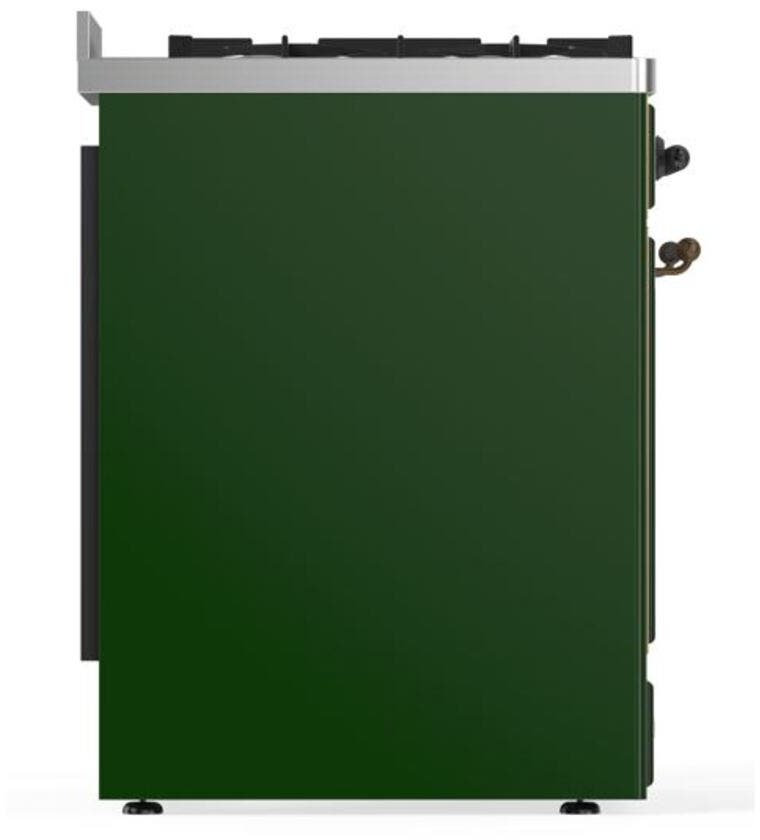 Ilve UM30DNE3EGB Natural Gas In Emerald Green W/ Bronze Trim