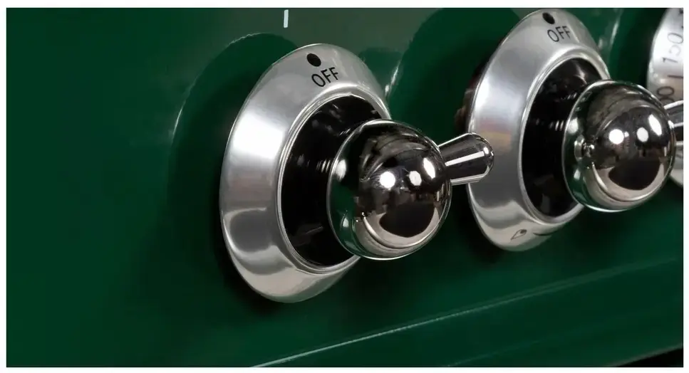 Ilve UM30DNE3EGC Natural Gas In Emerald Green W/ Chrome Trim