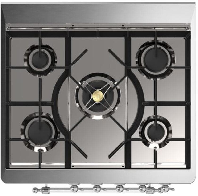 Ilve UM30DNE3EGC Natural Gas In Emerald Green W/ Chrome Trim