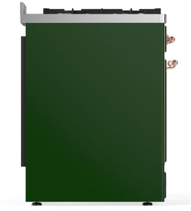 Ilve UM30DNE3EGPLP Liquid Propane In Emerald Green W/ Copper Trim