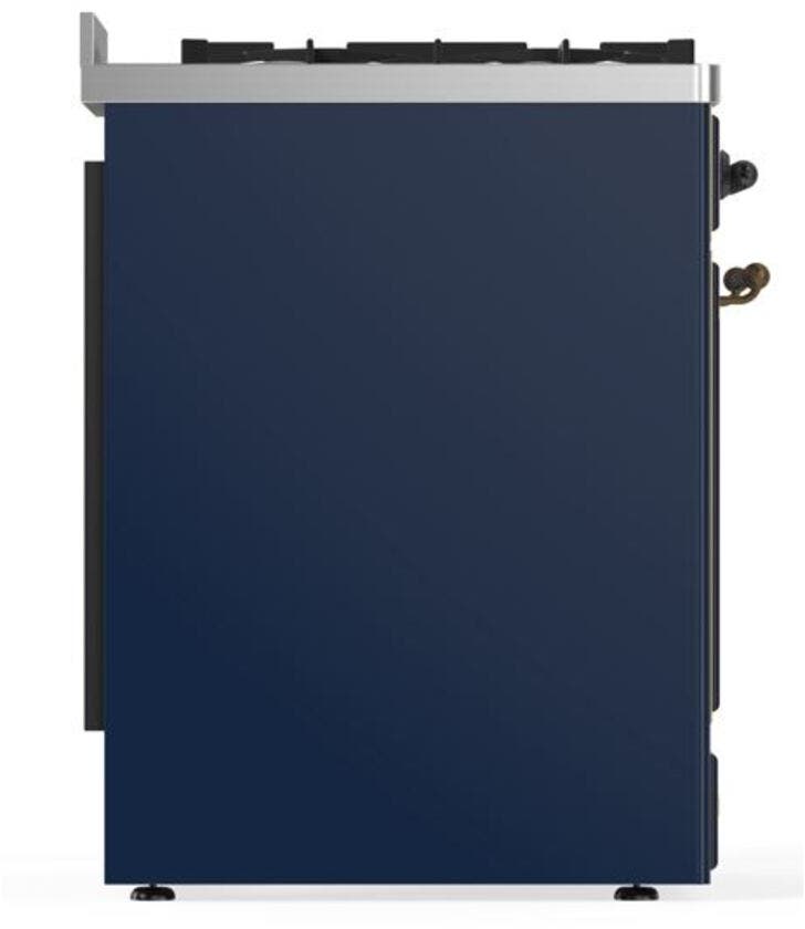 Ilve UM30DNE3MBB Natural Gas In Midnight Blue W/ Bronze Trim