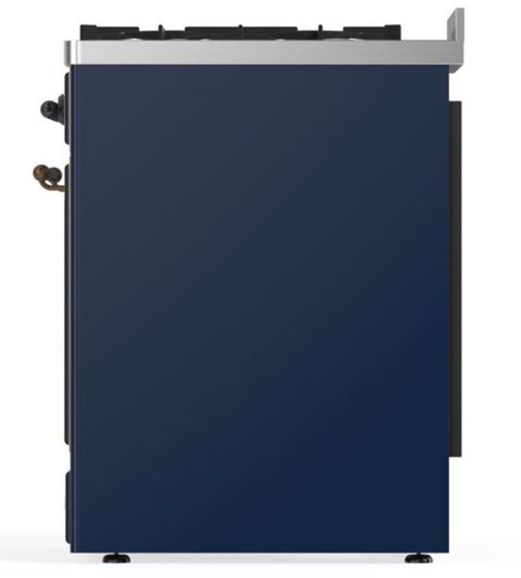 Ilve UM30DNE3MBB Natural Gas In Midnight Blue W/ Bronze Trim