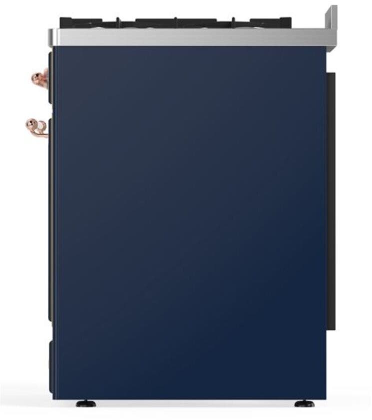 Ilve UM30DNE3MBP Natural Gas In Midnight Blue W/ Copper Trim