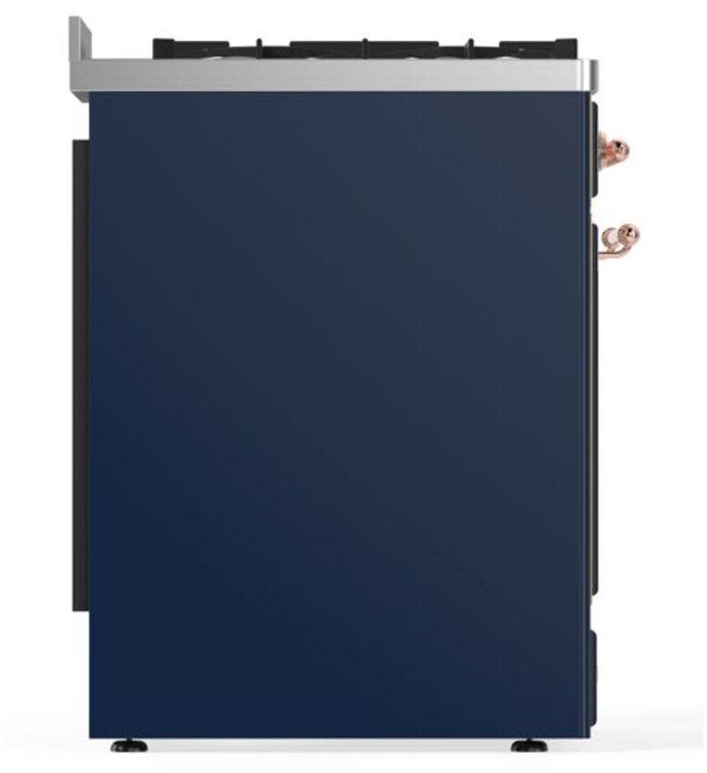 Ilve UM30DNE3MBP Natural Gas In Midnight Blue W/ Copper Trim