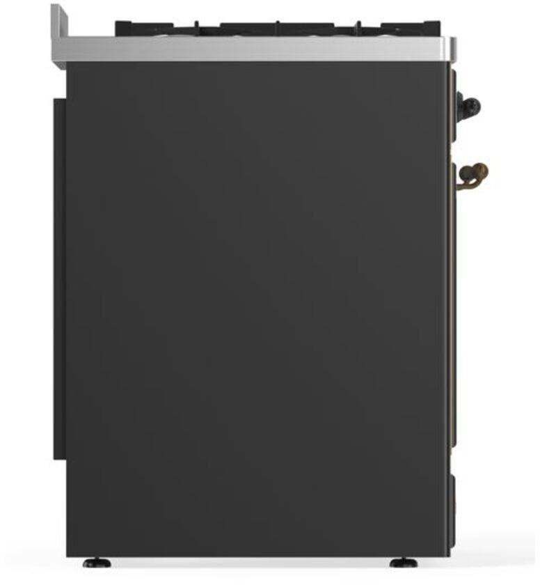 Ilve UM30DNE3MGB Natural Gas In Matte Graphite W/ Bronze Trim