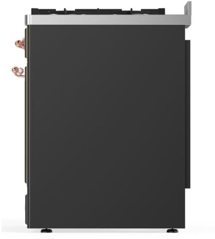 Ilve UM30DNE3MGPLP Liquid Propane In Matte Graphite W/ Copper Trim
