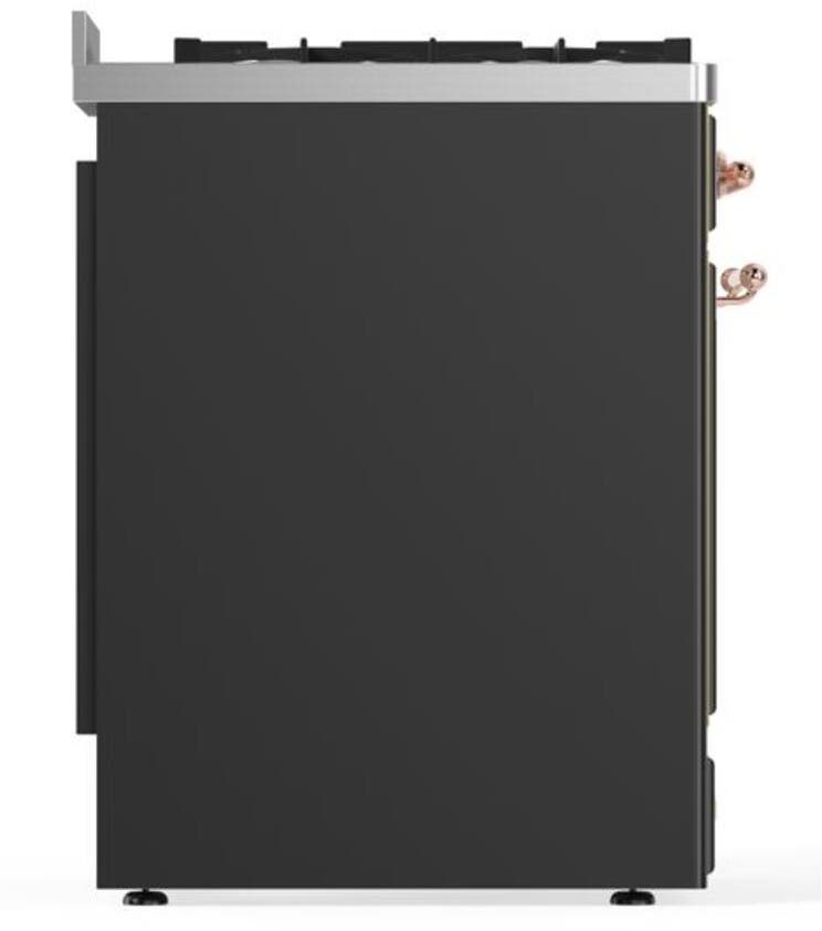 Ilve UM30DNE3MGPLP Liquid Propane In Matte Graphite W/ Copper Trim