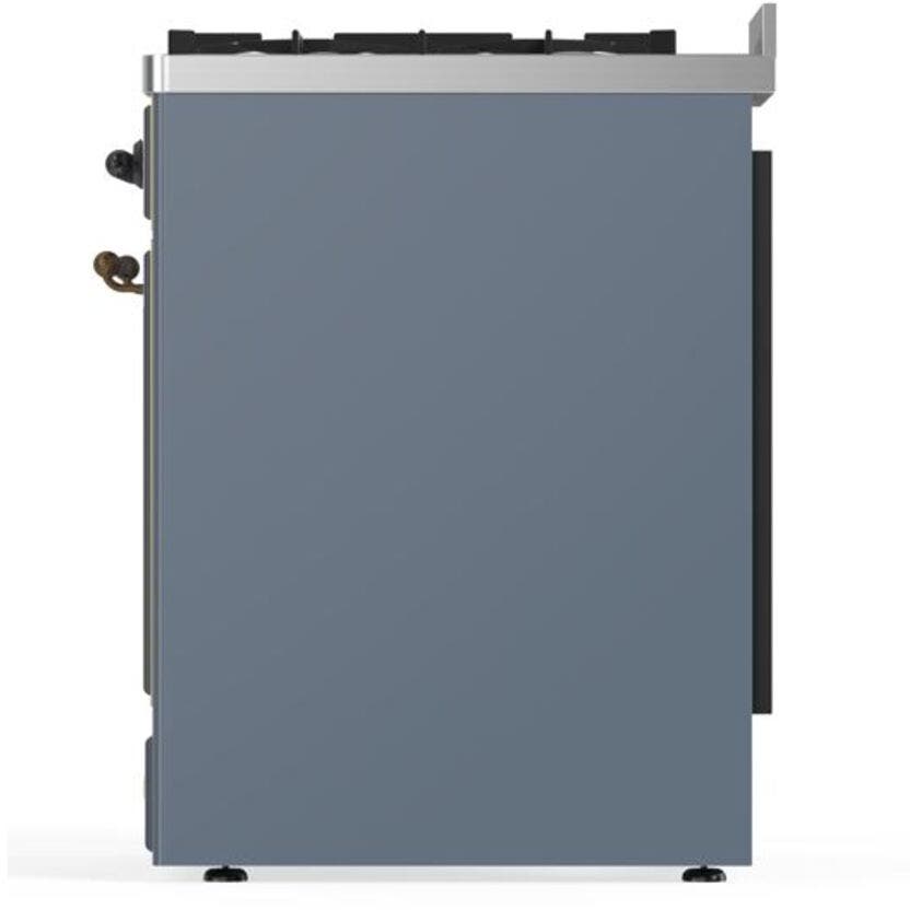 Ilve UM30DNE3BGB Natural Gas In Blue Grey W/ Bronze Trim
