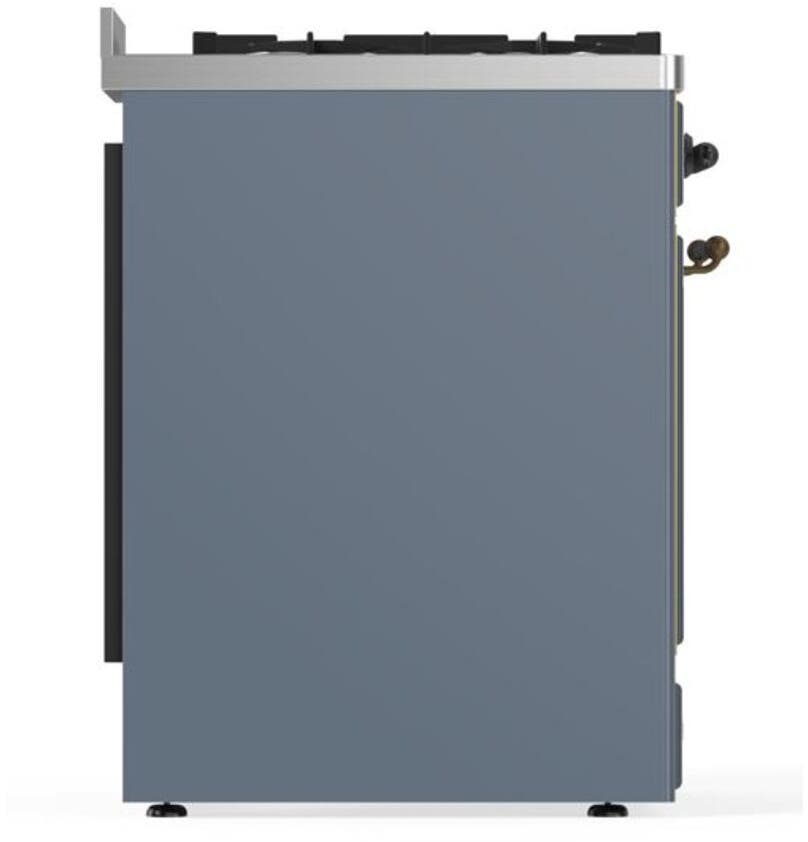 Ilve UM30DNE3BGB Natural Gas In Blue Grey W/ Bronze Trim