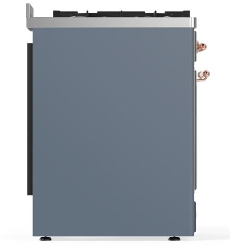 Ilve UM30DNE3BGP Natural Gas In Blue Grey W/ Copper Trim