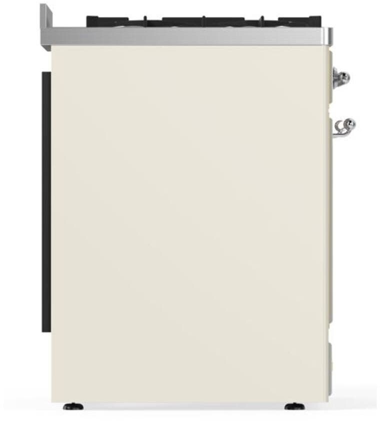 Ilve UM30DNE3AWC Natural Gas In Antique White W/ Chrome Trim