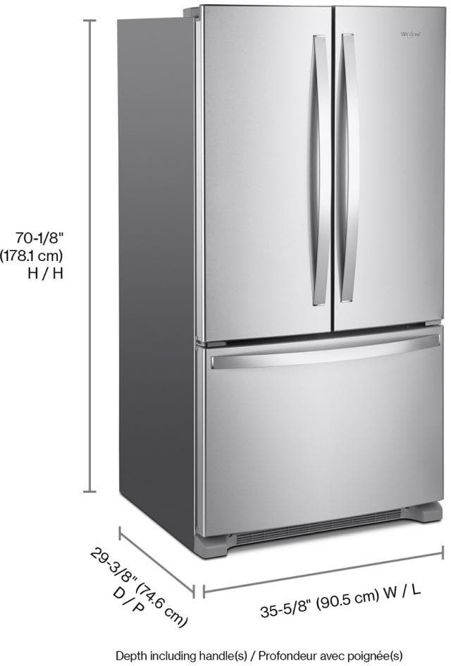 Whirlpool WRFC2036RZ Stainless Steel