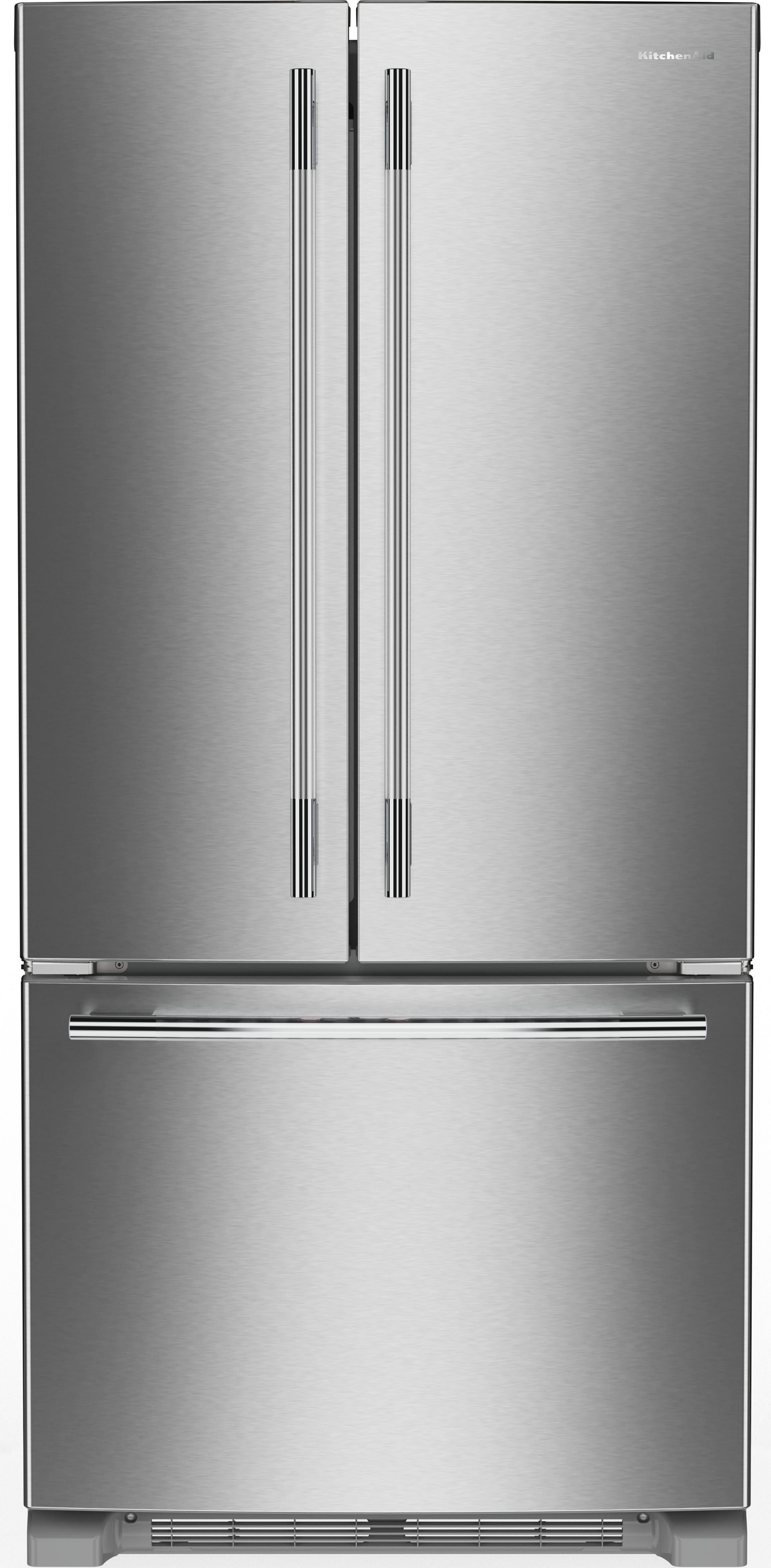 KitchenAid KRFF333SPS 33 Inch Full-Depth Freestanding French Door