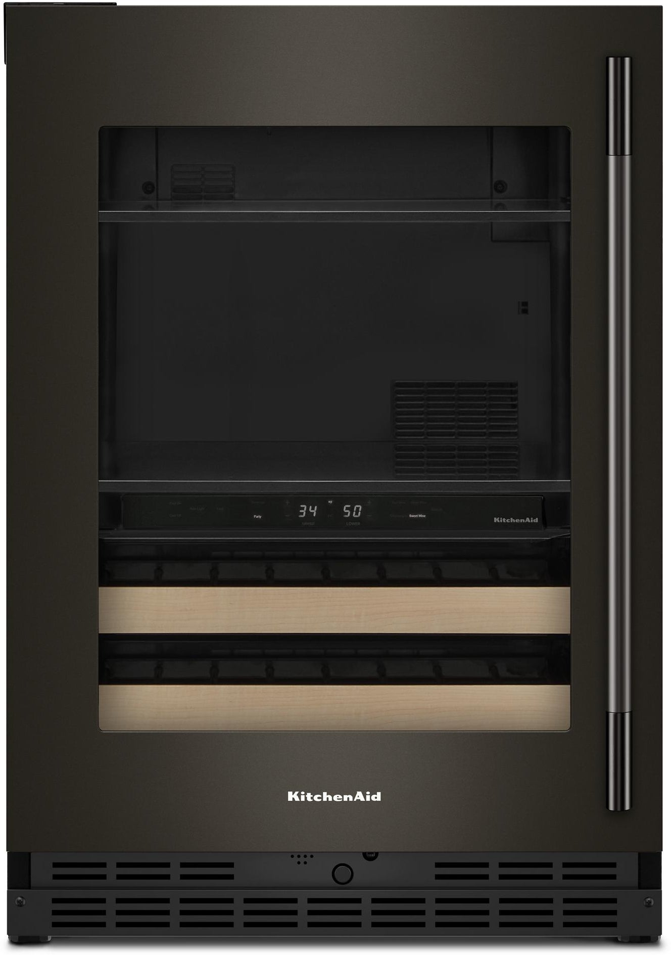 KitchenAid KUBR524SJP 24 Inch Built-In Undercounter Dual Zone