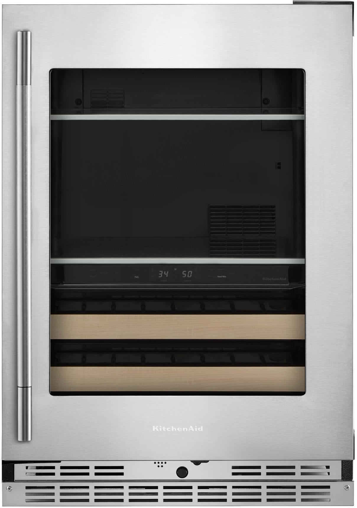 KitchenAid KUBR524SPS 24 Inch Built-In Undercounter Dual Zone