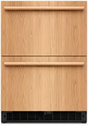 24 Inch Undercounter Double-Drawer Refrigerator with 4.4 cu. ft. Capacity, Temperature Monitoring System, Ultra-Bright LED Lighting, Door Alarm, Backlit Touch Controls, Sabbath Mode and Star-K Certified
