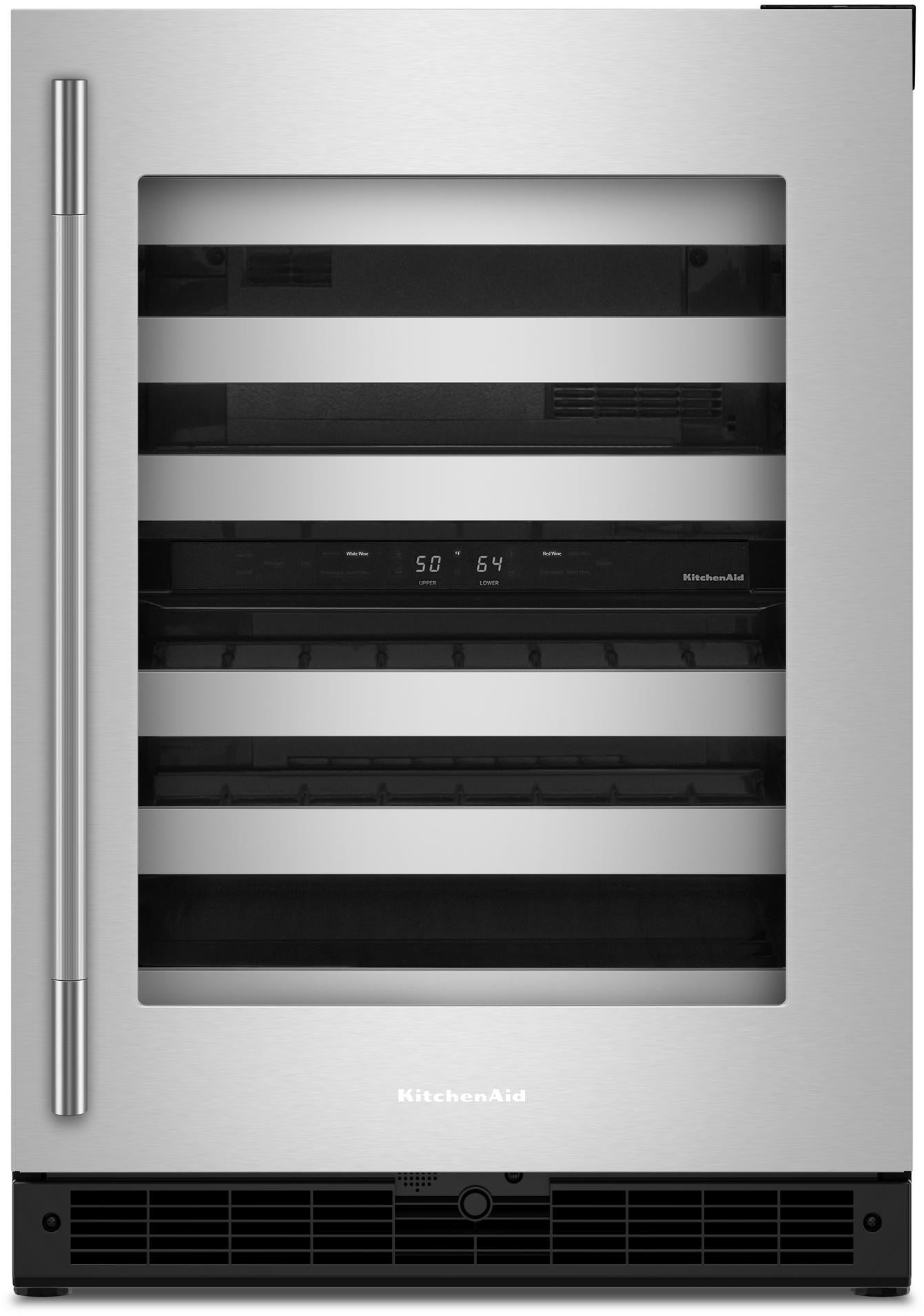 KitchenAid KUWL524SPS 24 Inch Undercounter Wine Cellar PrintShield
