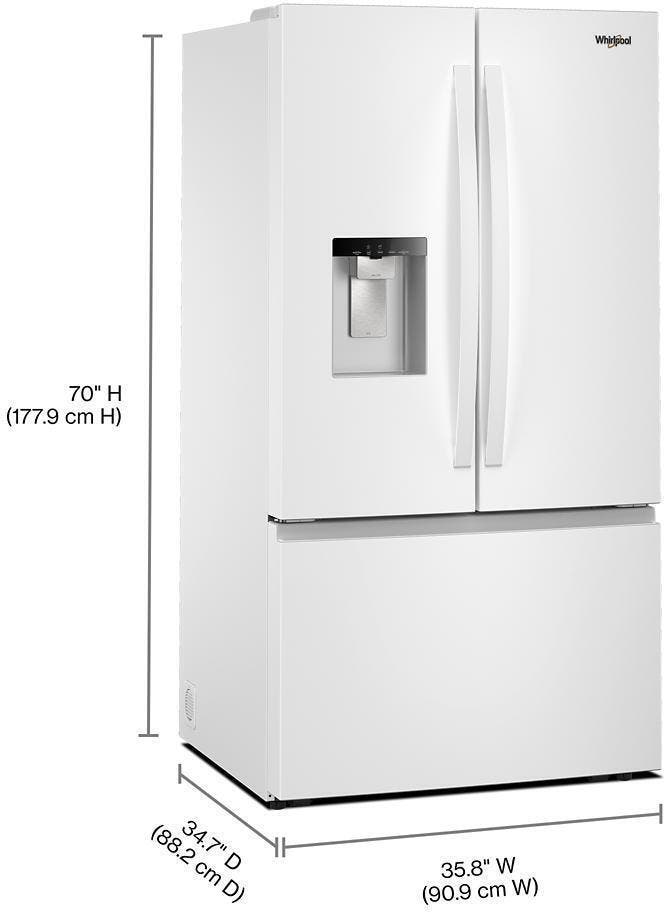Whirlpool WRFF3536SW White