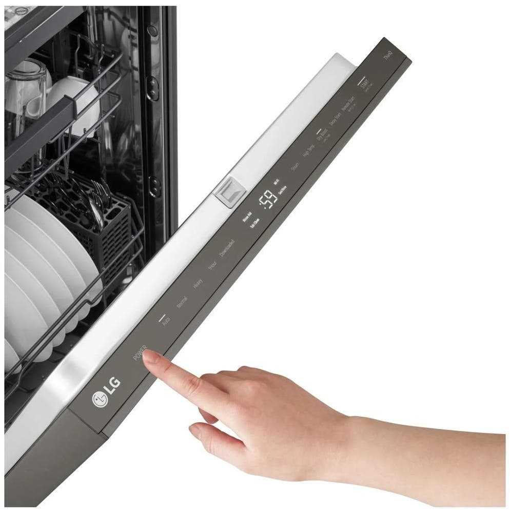 LG LDNPM545D Printproof Black Stainless Steel