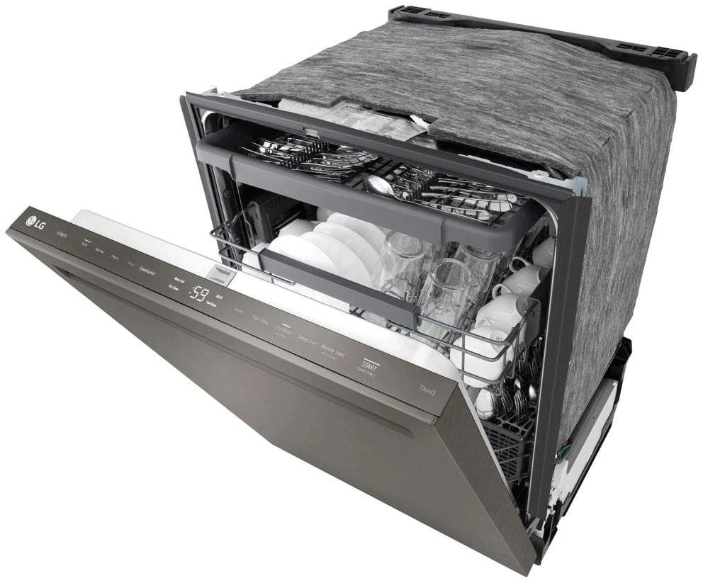 LG LDNPM545D Printproof Black Stainless Steel