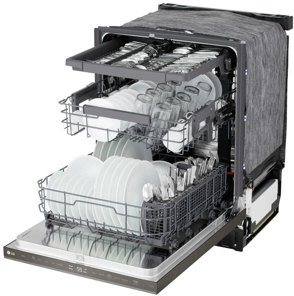 LG LDNPM545D Printproof Black Stainless Steel
