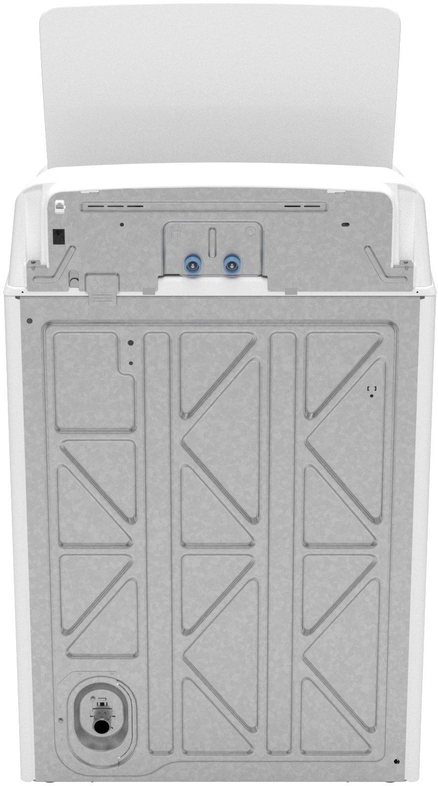 GE GTW538ASWWS White