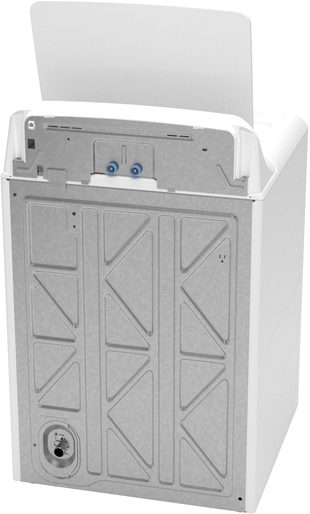 GE GTW538ASWWS White