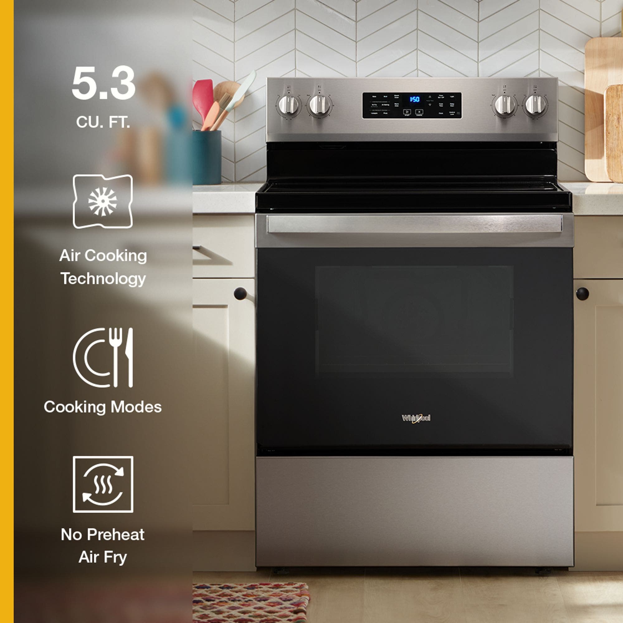 Whirlpool WFES4530SZ Fingerprint-Resistant Stainless Steel
