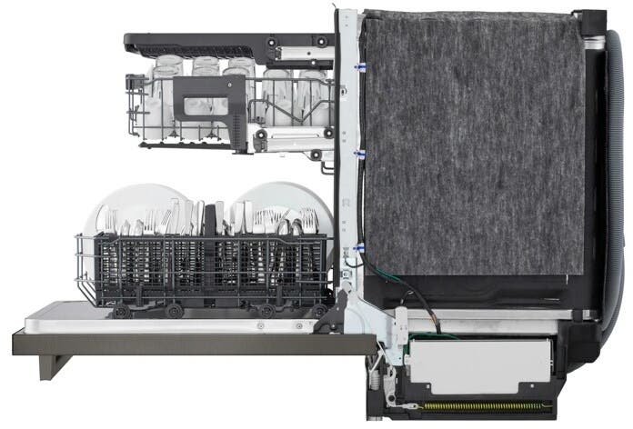 LG LDNTM545D Printproof Black Stainless Steel