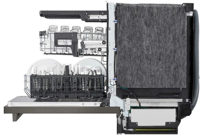 LG LDNTM545D Printproof Black Stainless Steel