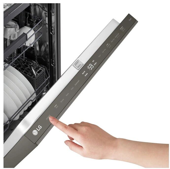 LG LDNPM545D Printproof Black Stainless Steel