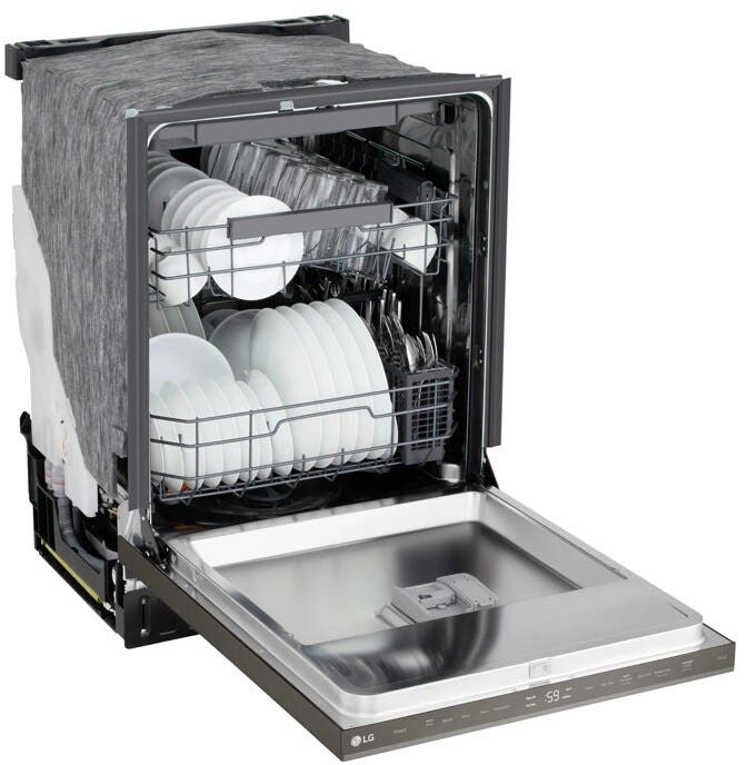 LG LDNPM545D Printproof Black Stainless Steel