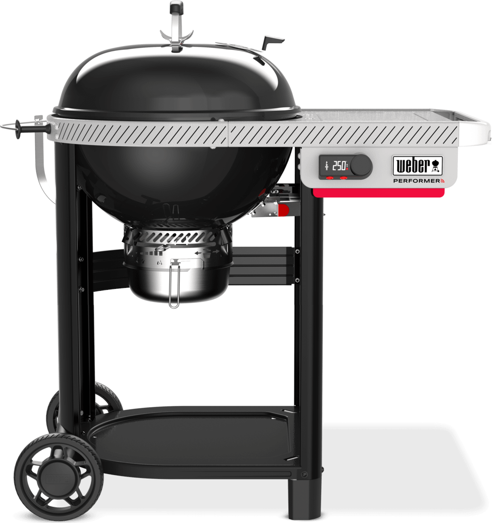 Weber 1501870 22 Inch Freestanding Performer Smart Charcoal Grill