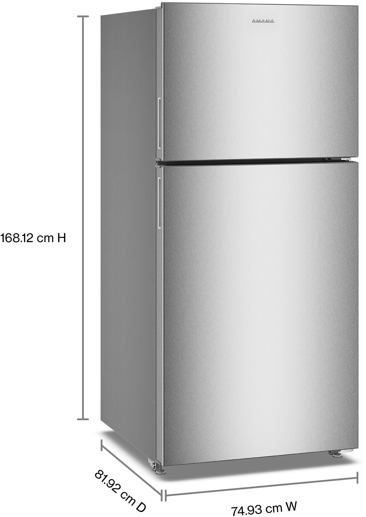 Amana ARTX2019SZ 30 Inch Top-Freezer Refrigerator Fingerprint