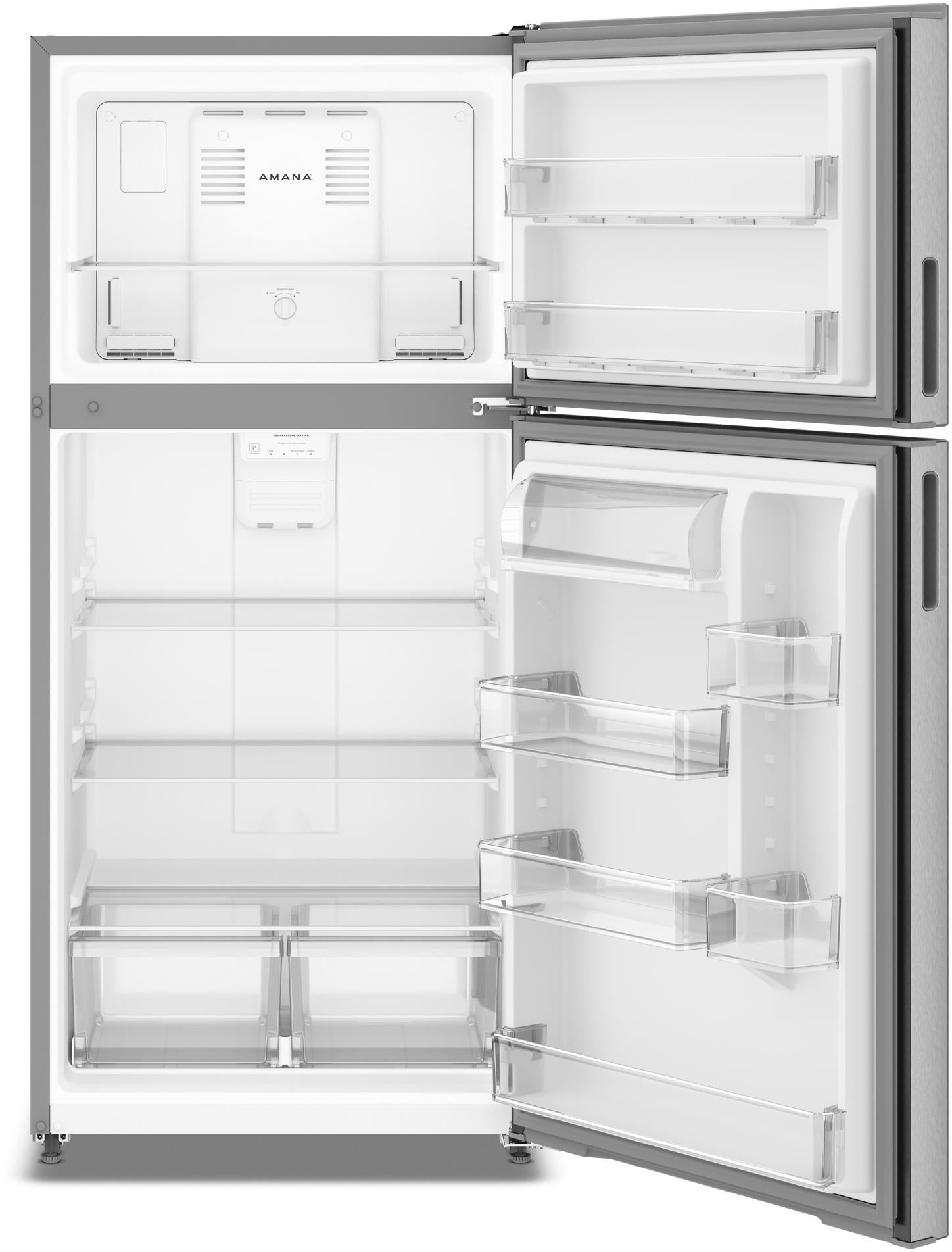 Amana ARTX2019SZ 30 Inch Top-Freezer Refrigerator Fingerprint