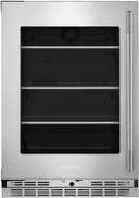24 Inch Freestanding/Built-In Undercounter Refrigerator with 5.2 cu. ft. Capacity, Temperature Monitoring System, UV-Protected Thermal Glass Door, Backlit Touch Controls, Motion-Activated LED Lighting, Sabbath Mode, and Star-K Certified