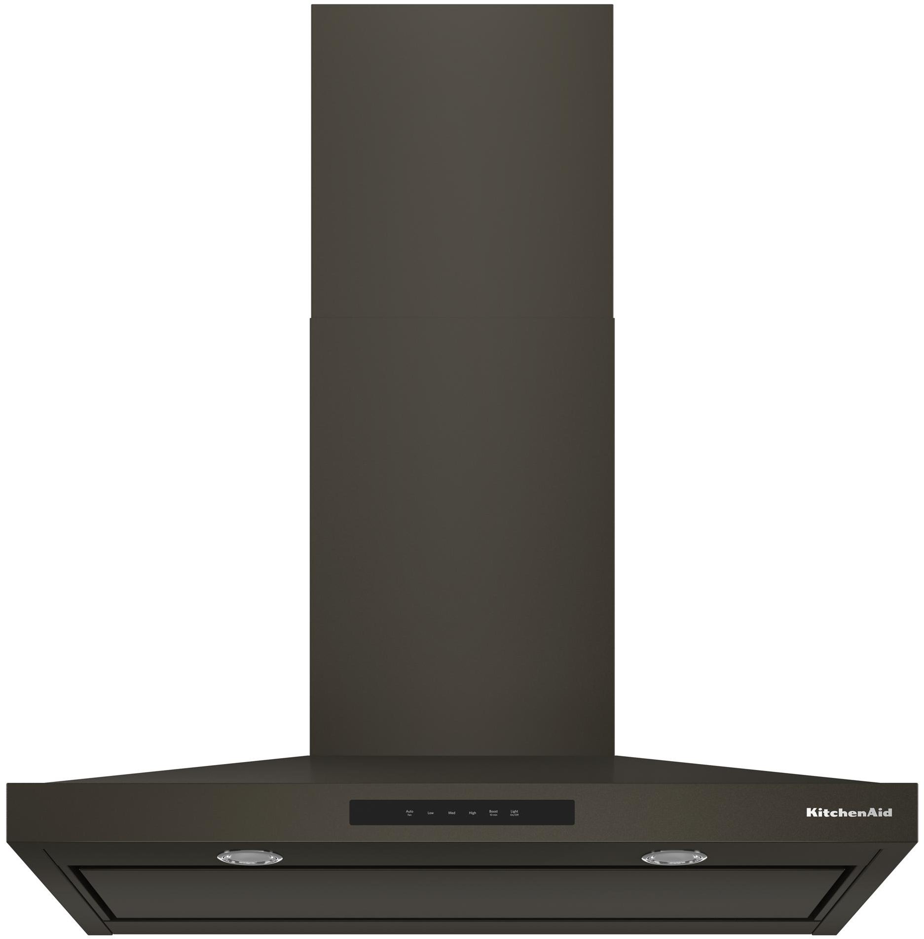 KitchenAid KVWC736SBE 36 Inch Wall Mount Chimney Hood Black Ore