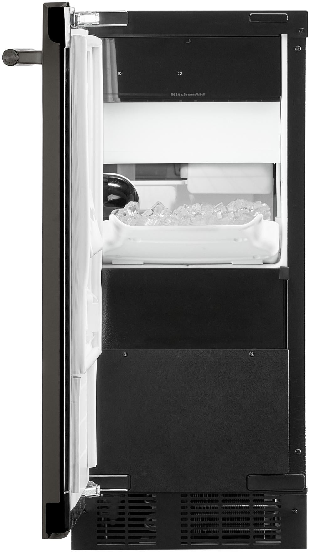 KitchenAid KUIX515SBE 15 Inch Automatic Clear Ice Maker Black Ore