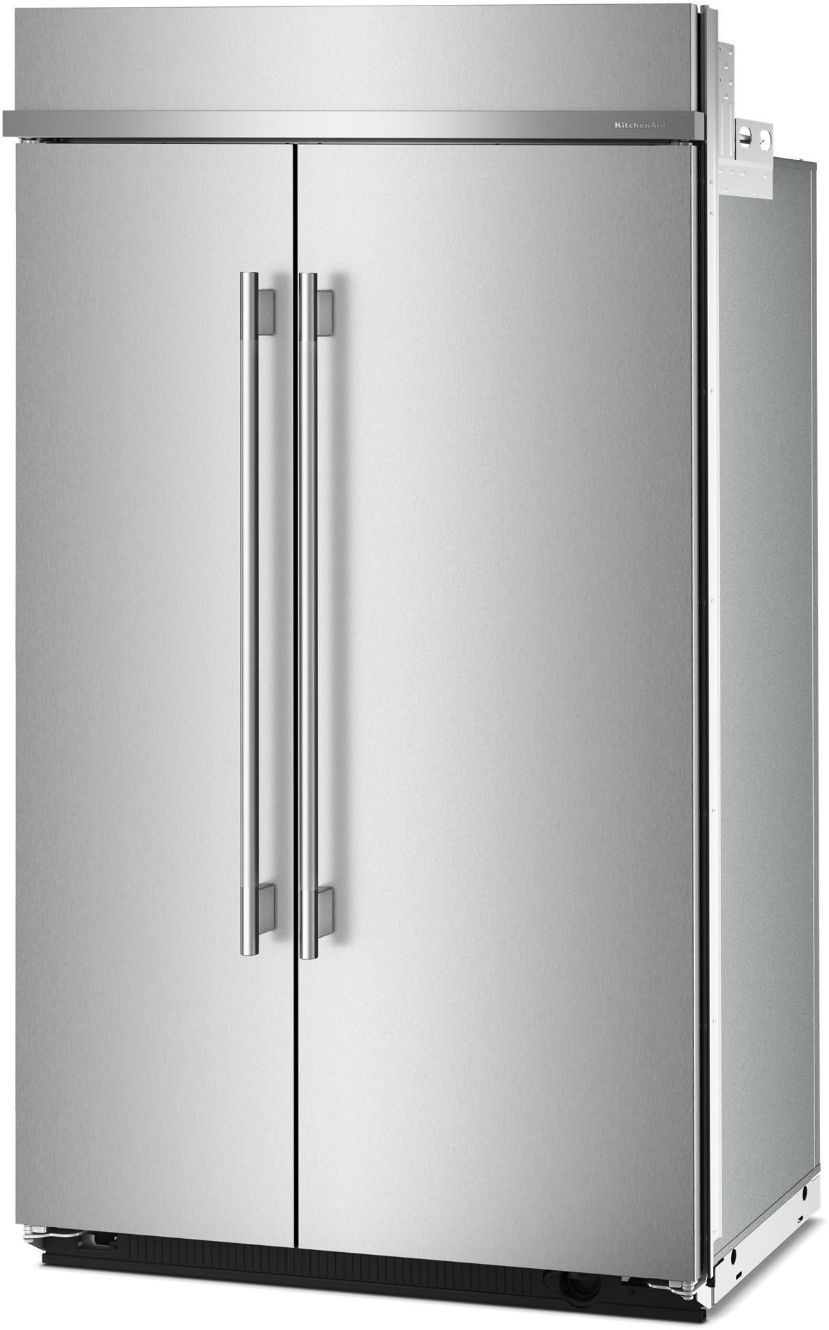 Kです！ KitchenAid KBSN748SPS 48 Inch Built-In Side-by-Side Refrigerator