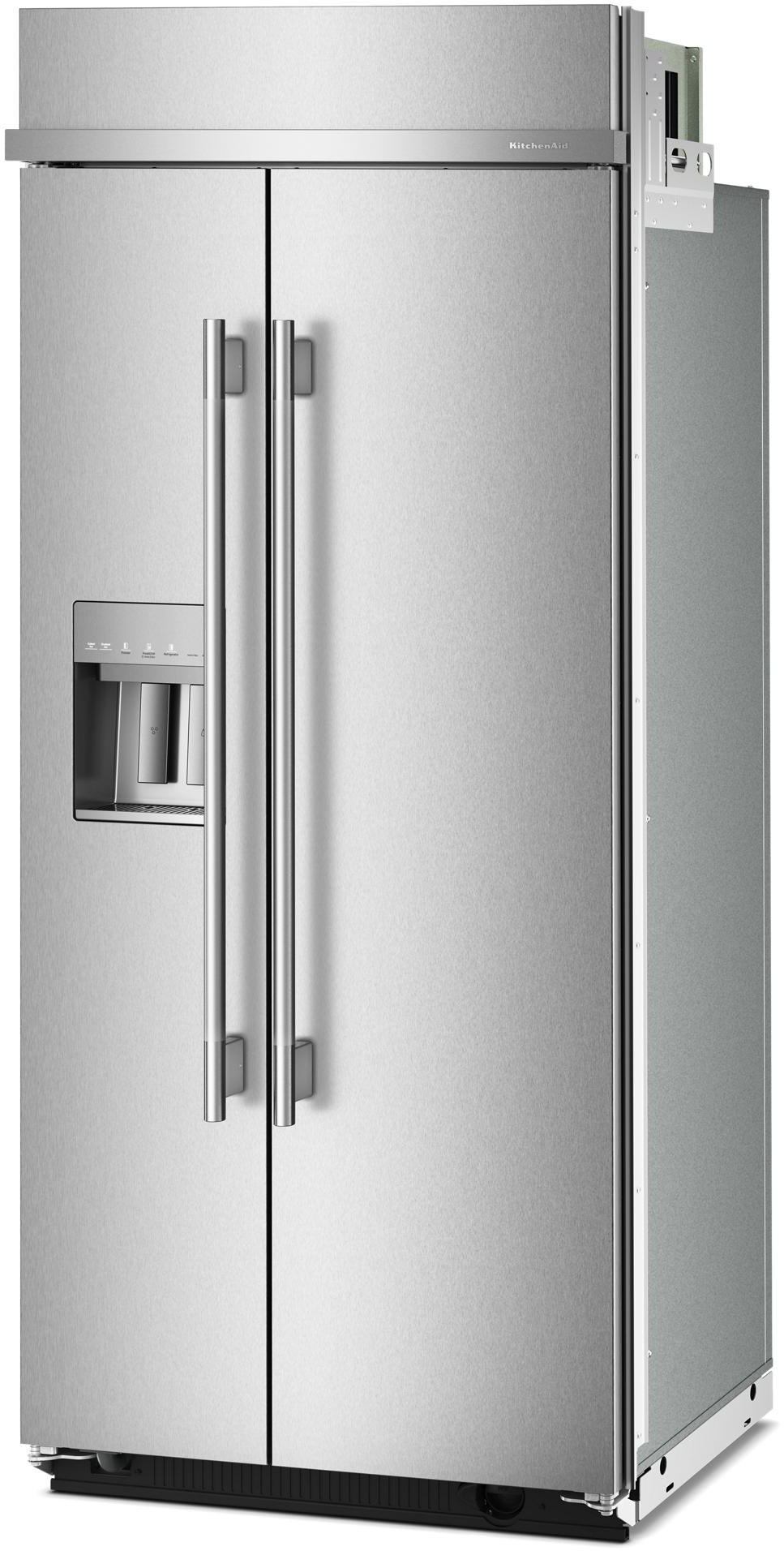 KitchenAid KBSD736SPS 36 Inch Built-In Side-by-Side Refrigerator