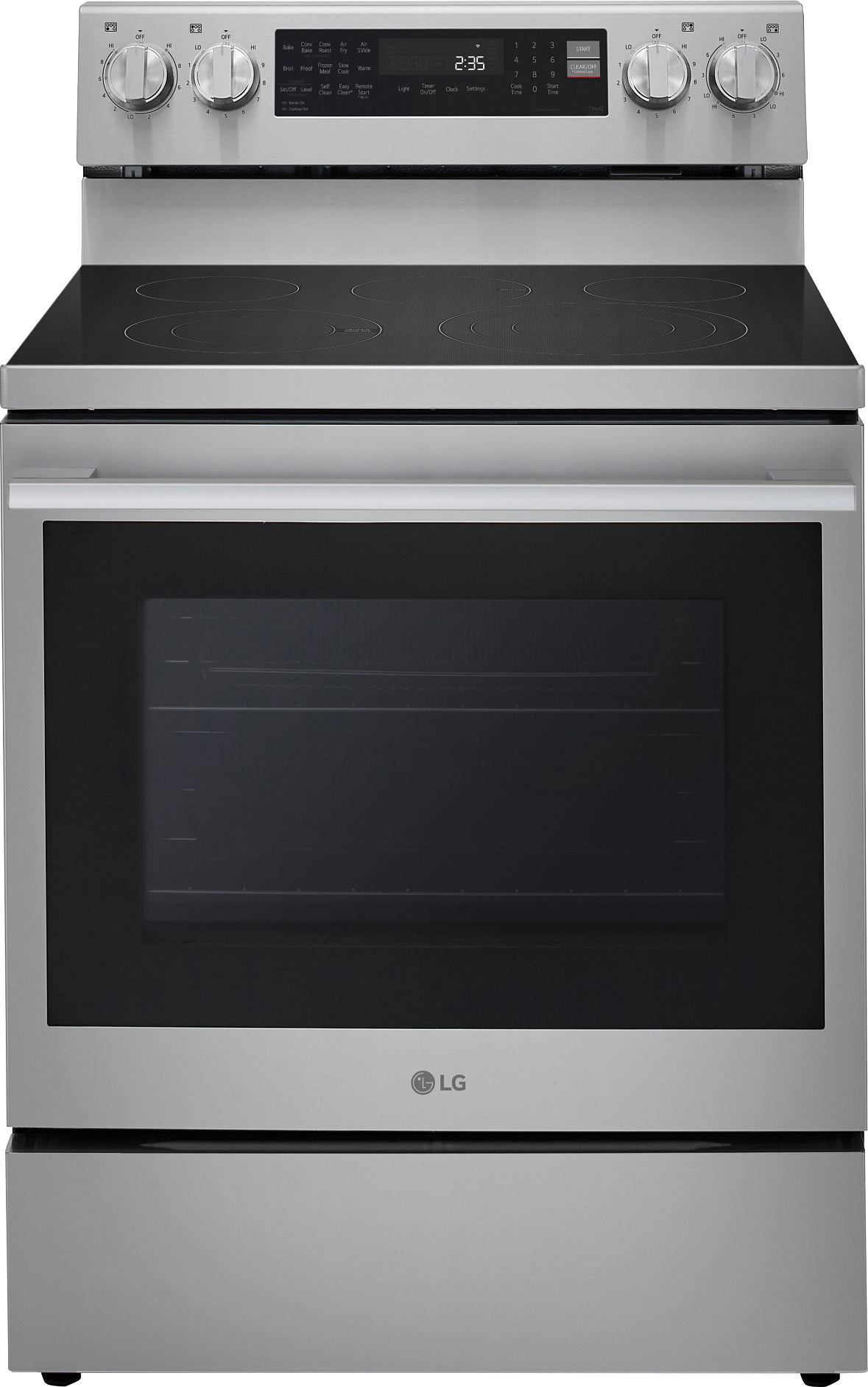 LG LREN6325XE 30 Inch Electric Smart Range Printproof Stainless